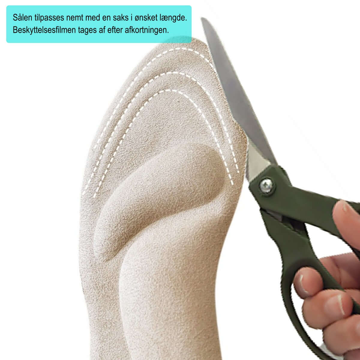 Såler af stødabsorberende gel med forfodspelotte, svangstøtte og gel. Køb gel indlæg med støtte til forfod, svang og hæl i sko og sandaler billigt hos Carerelief.dk.