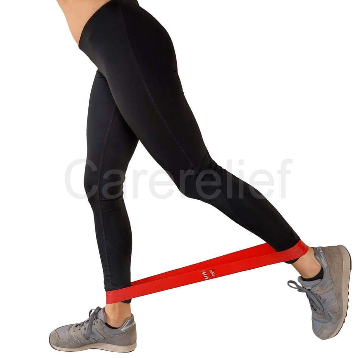 Træningselastikker 5-pack - Bedste resistance bands til fitness, yoga og pilates - Træn mave, baller og lår med elastik i 5 styrker. Billig pris