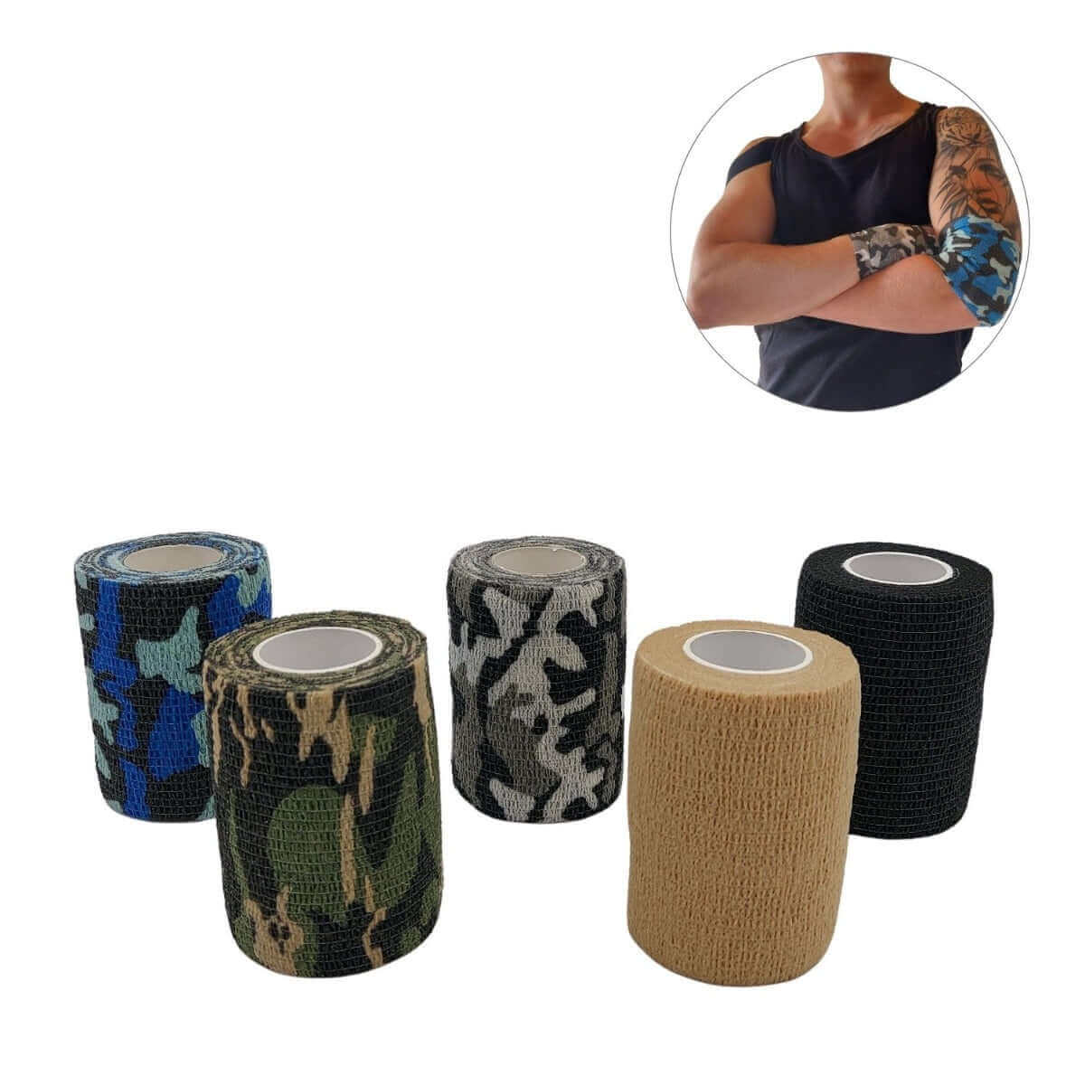 Wrap Bandage, 4,6 meter. Elastisk støttebandage med kompreession mod skader og smerter med effektiv støtte og aflastning til muskler og led ved løb, sport og i hverdagen. Køb 1 rulle støttebandage billigt hos Carerelief.dk.