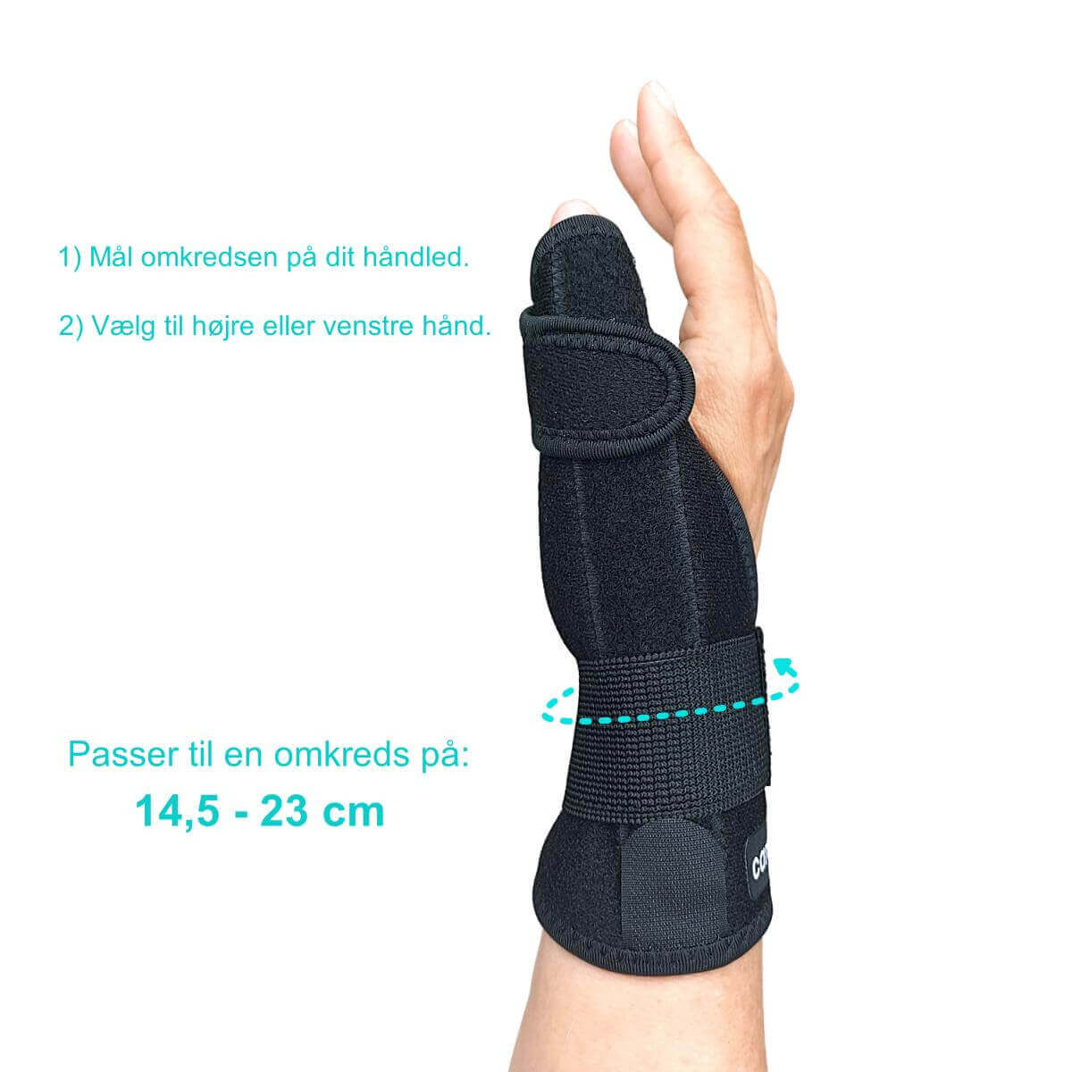 Køb tommelfinger skinne og håndledsstøtte med bedste støtte og lindring af smerter i tommel og håndled HL10, justérbar, one-size. Lav pris på kvalitets tommel bandage online. Se størrelses-guide.