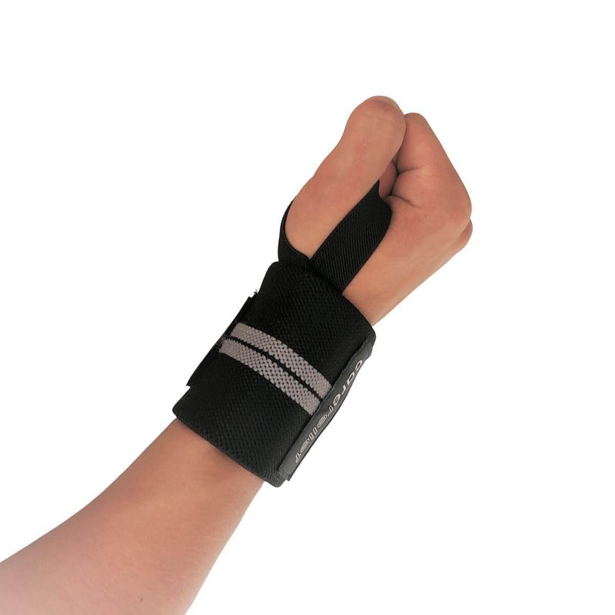 Wrist wraps sæt med støtte til håndleddene ved træning, 8 x 60 cm. Køb Carerelief håndledsbind HL30 med håndledsstøtte til styrketræning, vægtløftning, crossfit og fitness her!