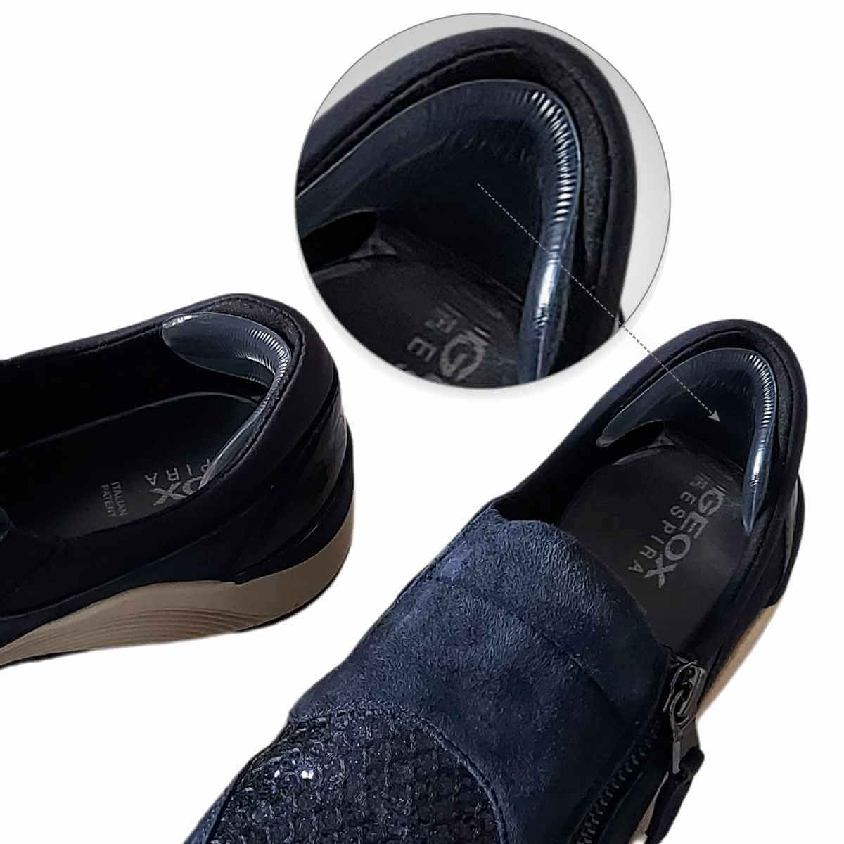 GEL Hælindlæg er en sål til hælkappen, der dæmper stød i hælen. Hælbeskytter til sko med støddæmpende GEL hælpude mod ømme hæle, hælspore, vabler og gnavsår. 1 Par - Lav pris.