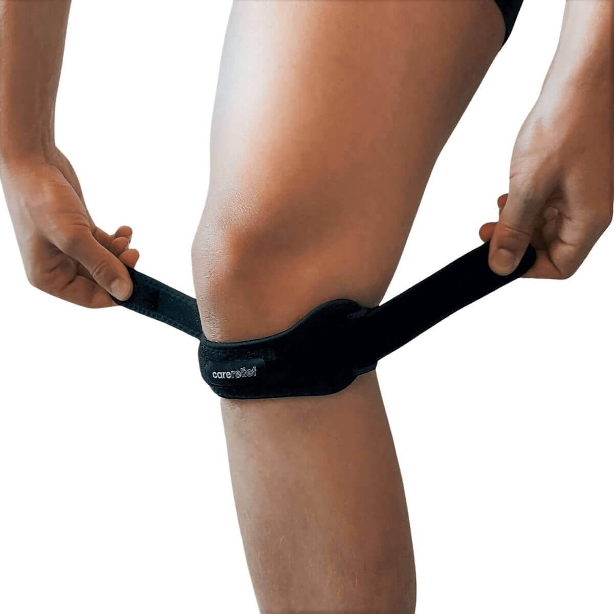 Knæstrop med gel til springerknæ og løberknæ KN40 PRO - justerbar patella strap med velcro 