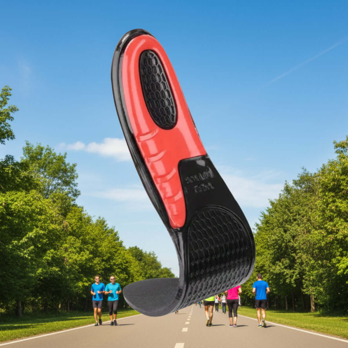 Gel såler mod hælspore og plantar fasciitis der aflaster led og muskler i fødder, knæ og ryg i str. 34-48 — GS20 Active