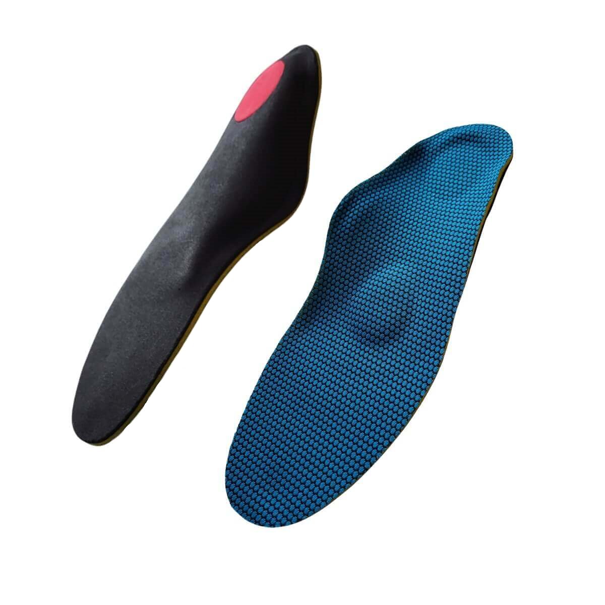 Såler med svangstøtte, forfodsstøtte og hælstøtte til sport og hverdag. Køb skoindlæg svang/hæl med støtte til nedsunken forfod, platfod, pronation og hælspore hos Carerelief.dk.