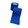 Blød sportstape støtter ankel, albue, knæ, tommel og håndled ved smerter fra skader, forstuvning og overbelastning, blå, 5 x 450 cm. Køb allergivenlig sportsbandage online hos Carerelief.
