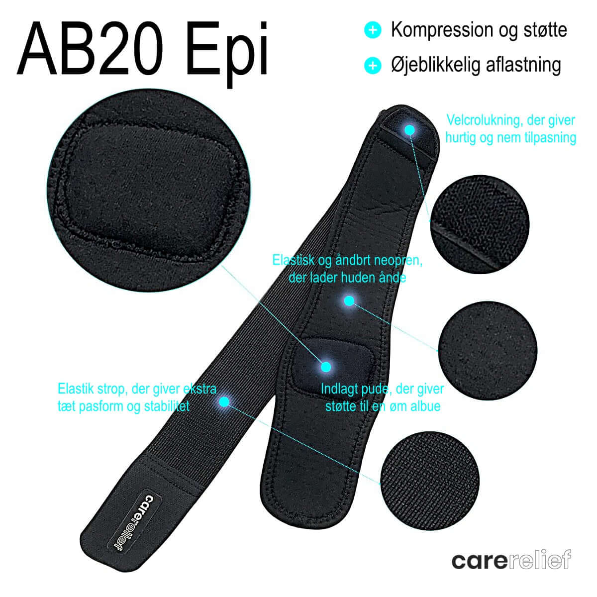 Tennisalbue støttebind. Albuebind tennisalbue giver Epi albuestøtte mod smerter på indersiden eller ydersiden af albuens senehæfte. 