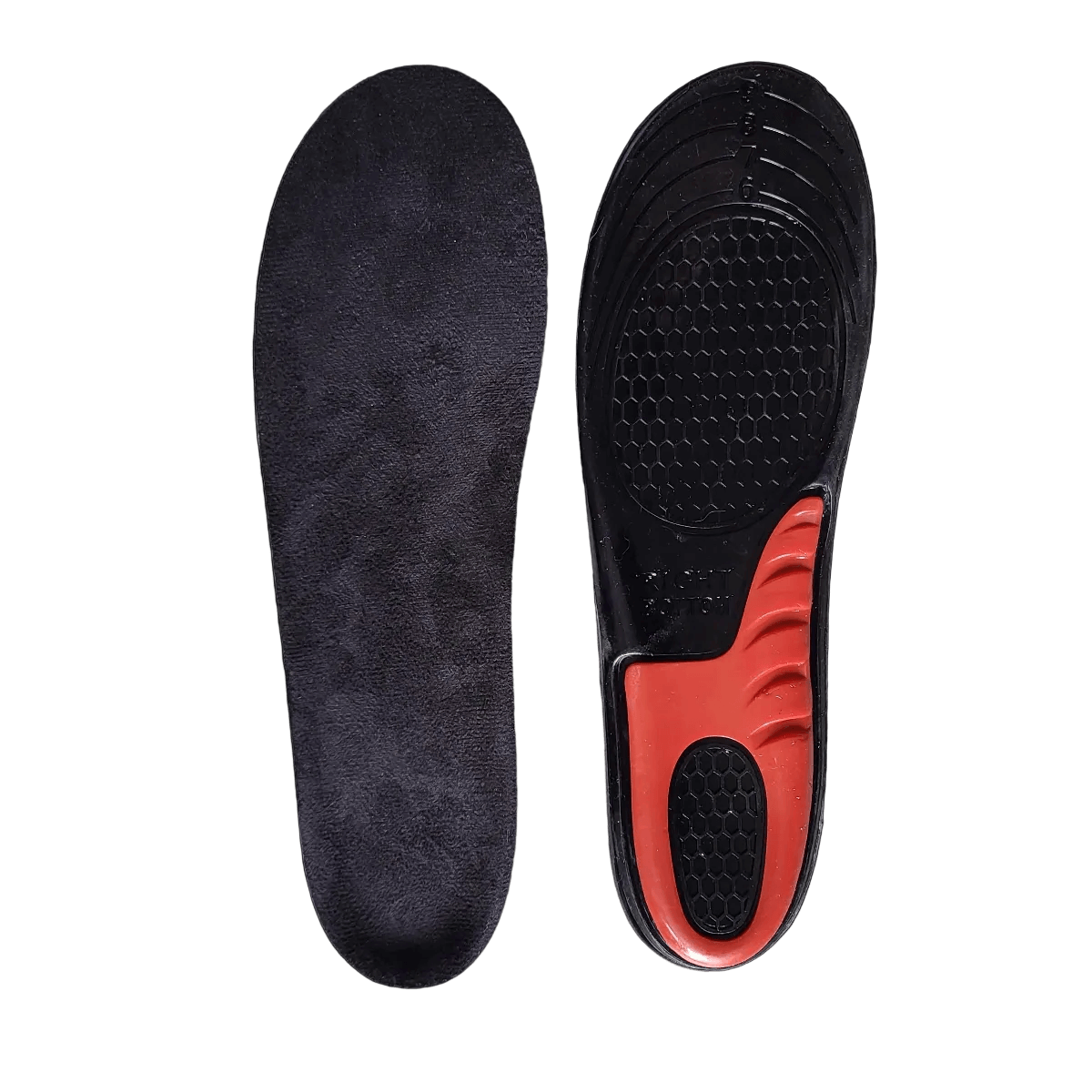 Gel såler med silikone hælstøtte. Egonomiske og stødabsorberende indlægssåler. Støddæmpende gelindlæg til sko. GS20 GO