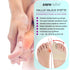 Blødt knystebind med gel tåadskiller mod smerter i knyster og storetå. Køb Hallux Valgus støtte mod gigt smerter i storetåled hos  Carerelief.dk.