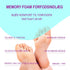 Bedste forfodsindlæg i memory foam til ømme tæer og trædepude ved nedsunken forfod og forfodsfald 1 par. Memory foam forfodssåler til forfod.