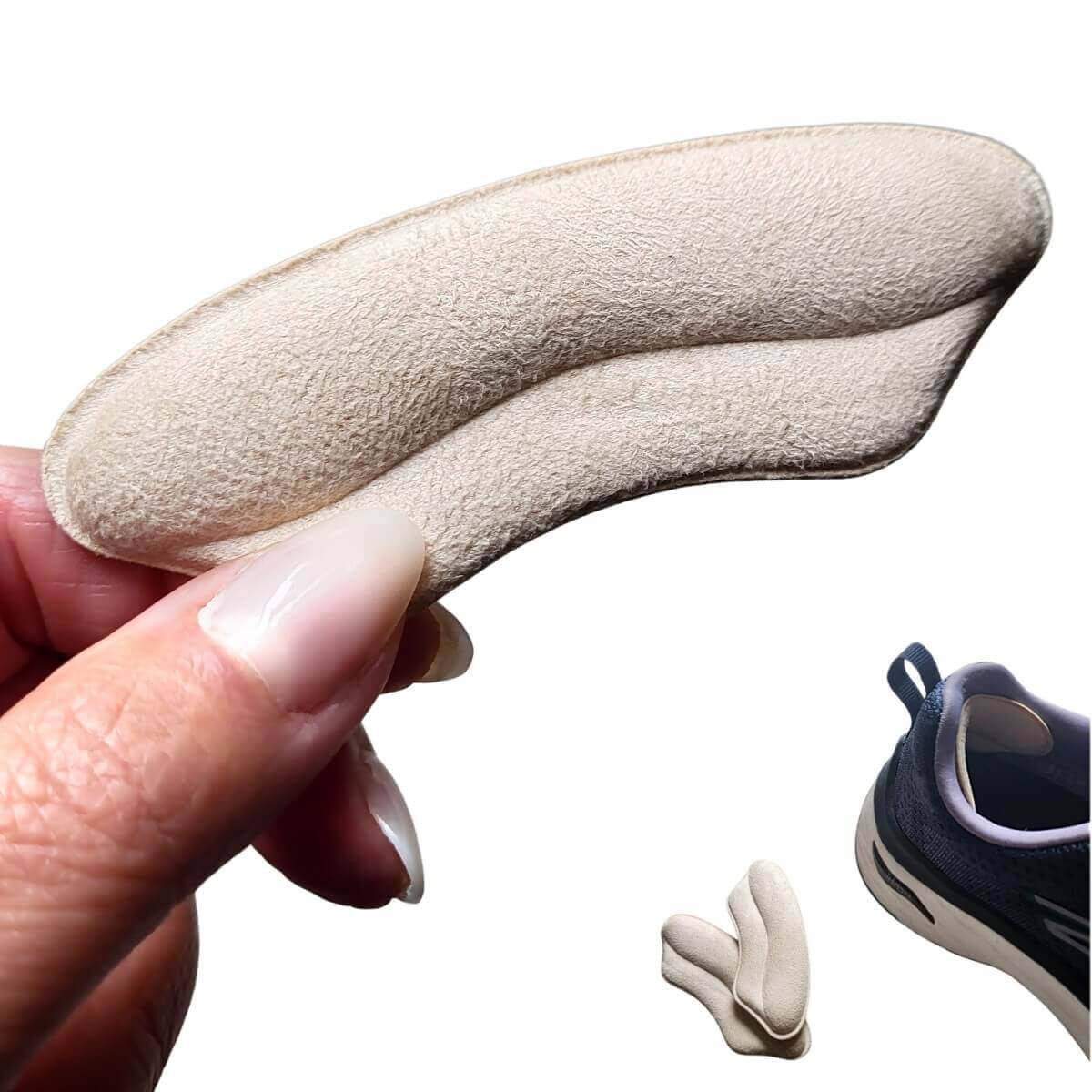 Undgå vabler og gnavsår med haelgreb i memory skum, der gør skoens hælkappe blød og behagelig mod huden i skoene 1 par