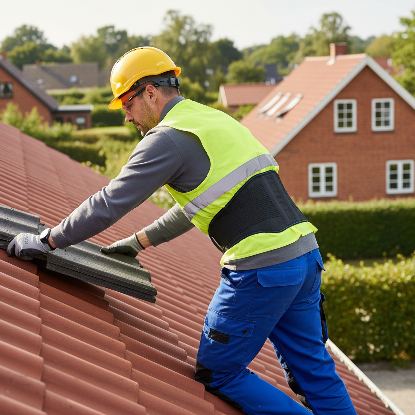 Rygstøtte med skinner - RS50 Flex - ryg støtte bælte til løft og fysisk krævende arbejde