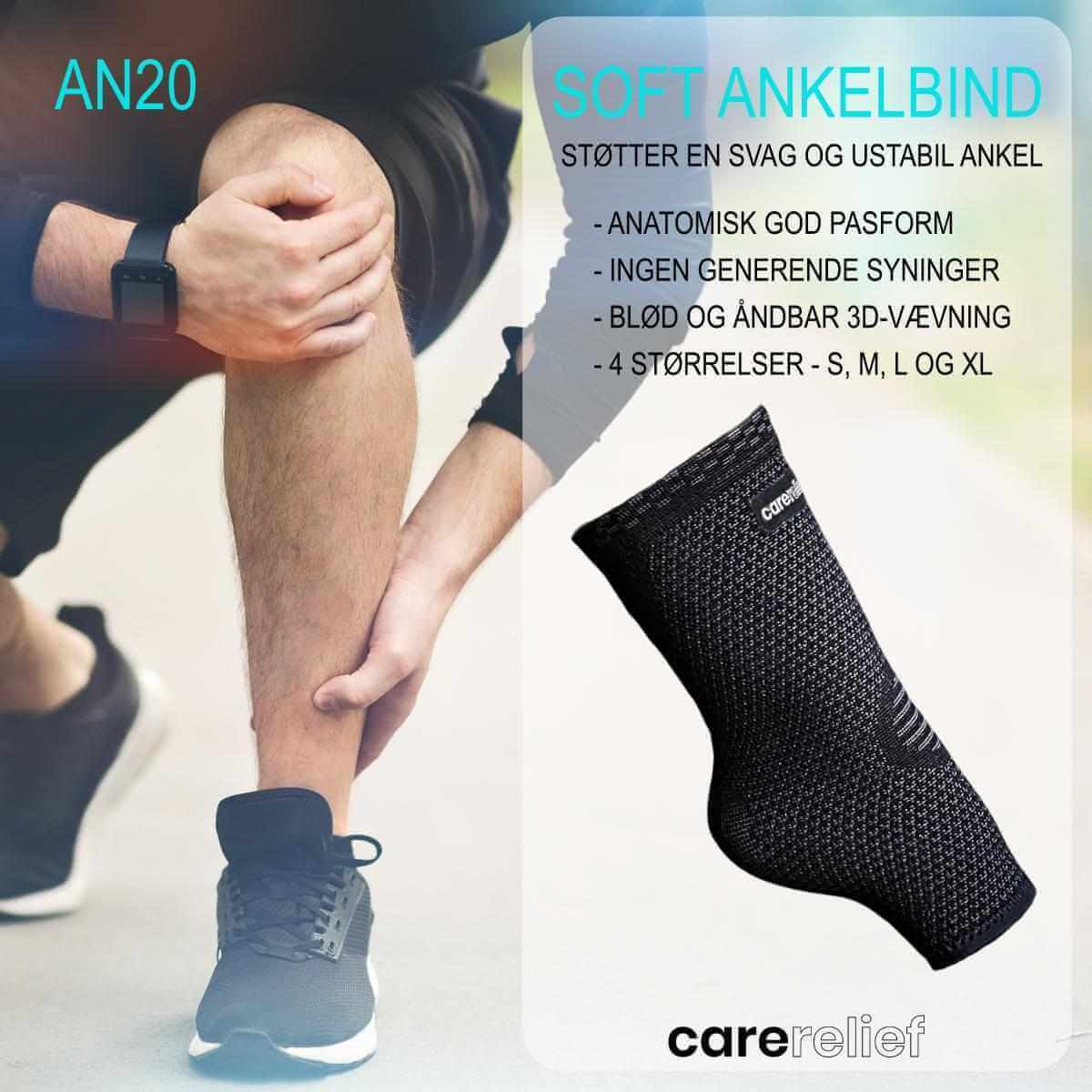 Hælsporestrømpe med kompressionszoner, understøtter foden, giver øget blodgennemstrømning og smertelindring.